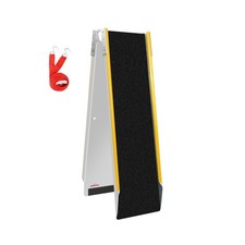 Ruedamann 71" Aluminum Loading Ramps for Pickup Trucks Trailers, Folding Moto...