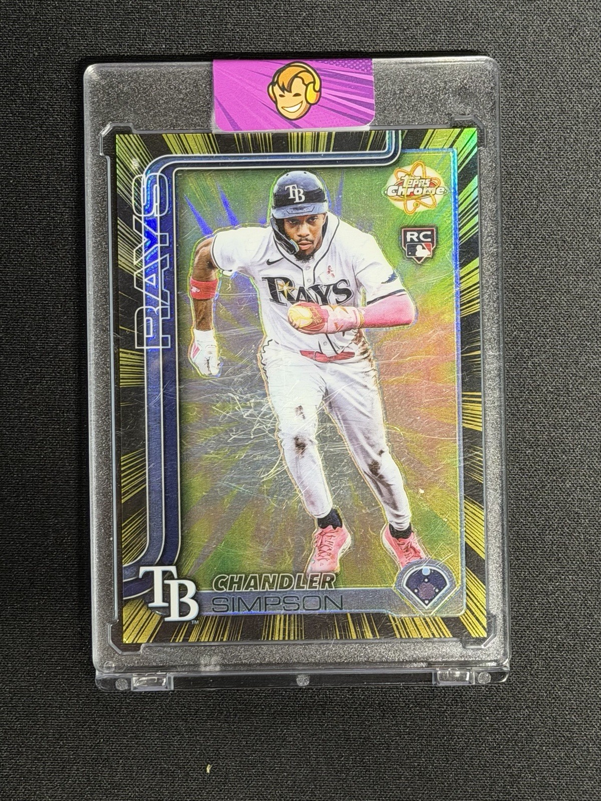 2025 Topps Chrome Update Series - Radiating Rookies Chandler Simpson #RR-34 (RC)