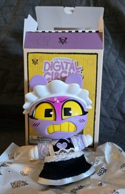 Maid Jax - Glitch Plush Pendantz - TADC Amazing Digital Circus - Like New