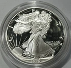 1990 American Silver Eagle 1OZ Bullion PROOF  GEM .999 Silver Eagle S UNC