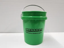 Menards Mini Bucket, Minature Paint Pail, 0.5-Quart BPA-Free, 4in Tall HTF
