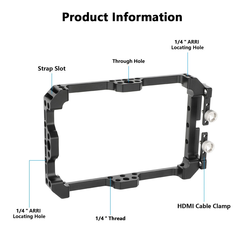 CAMVATE Full Monitor Cage for PORTKEYS BM5IV/BM5IV WR 5.5