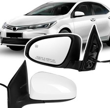 Left Driver Side Door Mirror Assembly Replace for 2014-2019 Toyota Corolla, with