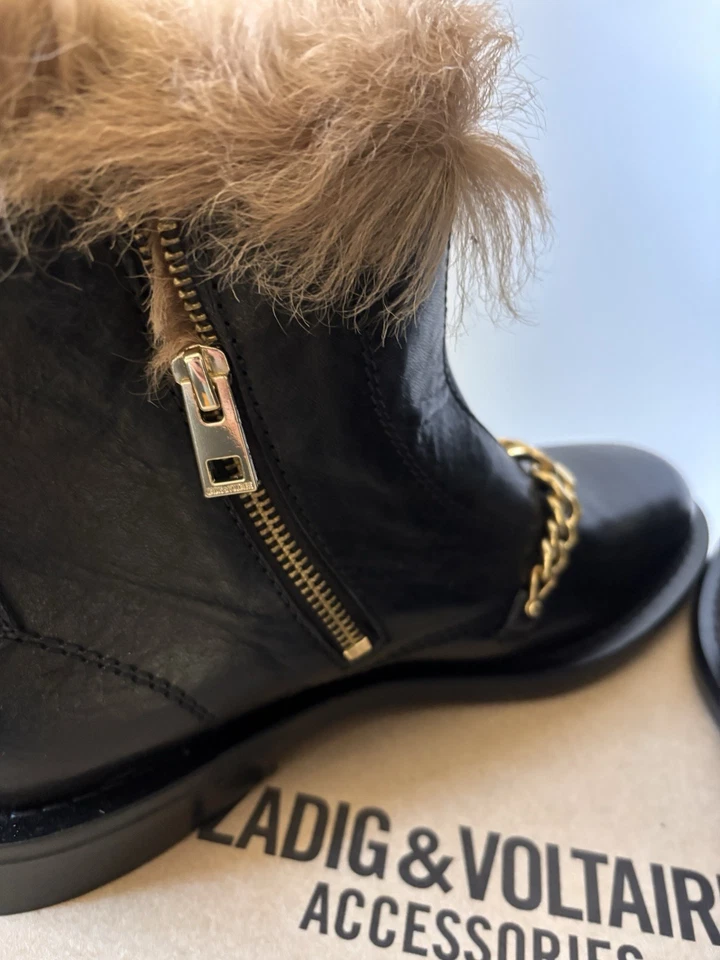Zadig & Voltaire LAUREEN HIGH - Botas de tornozelo tamanho 39 EUA 9 - Imagem 3 de 4