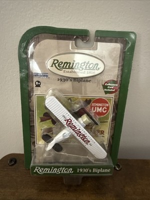 Remington Biplane 1930s American Airplane NEW With Collectible Card