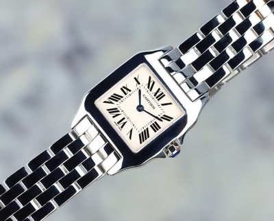 Cartier Santos Demoiselle Small Ladies, Silver Opaline Dial