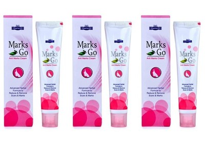Hapdco Marks Go Cream Zur Aufhellung Der Haut Für Das Gesicht 25gm (3er-Pack)
