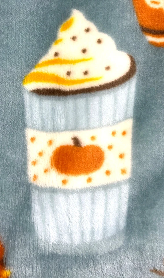 Cobertor macio de pelúcia quente e aconchegante multicolorido grãos âmbar tamanho 50 x 70 novo com etiquetas - Imagem 3 de 4