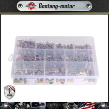 300 Pack 150pcs Metric+150pcs SAE Zinc Steel Rivet Nut Kit Rivnut Nutsert Assort