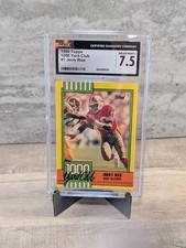 1990 Topps Jerry Rice 1000 Yard Club #1 CGC Near Mt 7.5