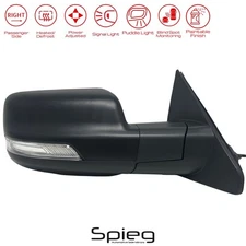 Passenger Side Mirror for 2019-2024 RAM 1500 BSM Power Heated Signal Puddle Lamp