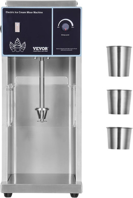 400W Frozen Yogurt Blending Machine with Stepless Speed & 4200RPM Mixing Power