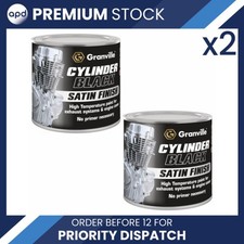 Granville 0060 Hochtemperatur-Zylinderfarbe - schwarz seidig - 250 ml Menge 2
