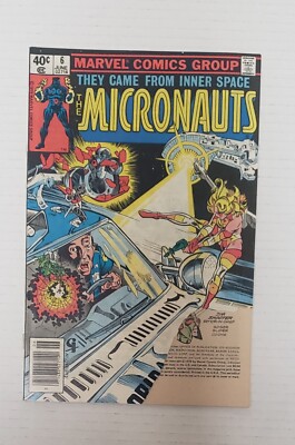 Micronauts #6, 1979, Marvel Comics. Nice Bronze Age Newsstand