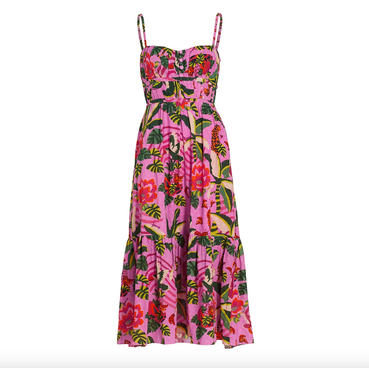 lyra midi dress Lyra Border Halter Midi Dress