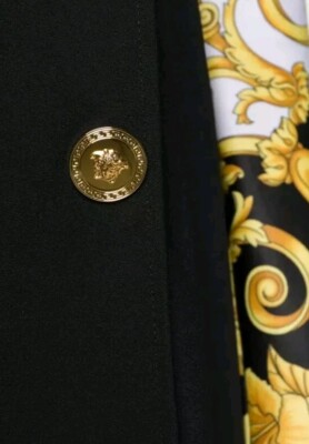 versace black dress with gold buttons VERSACE KIDS Girls Logo-Embellished Sleeveless Dress Black –  MAISONDEFASHION.COM