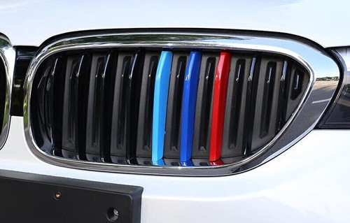 For BMW 5 Series M5 18-23 3-Colors Front Center Mesh Grille Grill Strip Trim - Picture 4 of 5