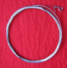 PIANO WIRE/STRING REPLACEMENT-DOUBLE LOOP-3m, 4m, 6m, 9m Lengths -ROSLAU WIRE