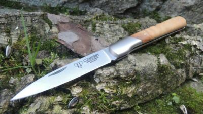 Cudeman Messer 409-L VENDETTA Vespermesser MoVa Stahl Olivenholzgriff Slipjoint