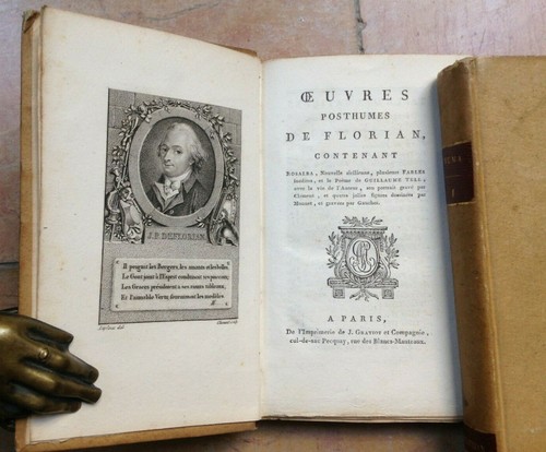 Posthumous works by FLORIAN (11 volumes) 1801-1810 ILLUSTRIOUS OF 50 ENGRAVINGS - Picture 11 of 11