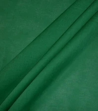 100% Made In The USA Forest Green Color Solid Forest Green Cotton Fabric