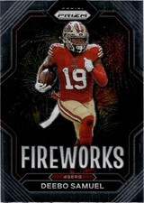 2022 Prizm Football FireWorks Deebo Samuel San Francisco 49ers #F-17