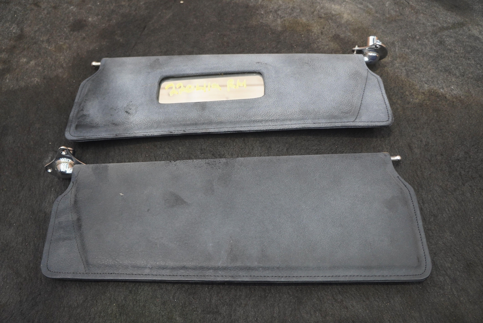 Set 2 Left Right Driver Passenger Sun Visor Shade Mirror Bentley Mulsanne 1988
