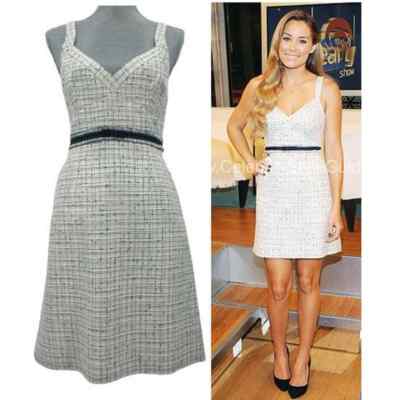 Rebecca Taylor Tweed Fit & Flare Country Club Dress Pockets Lauren Conrad |  eBay
