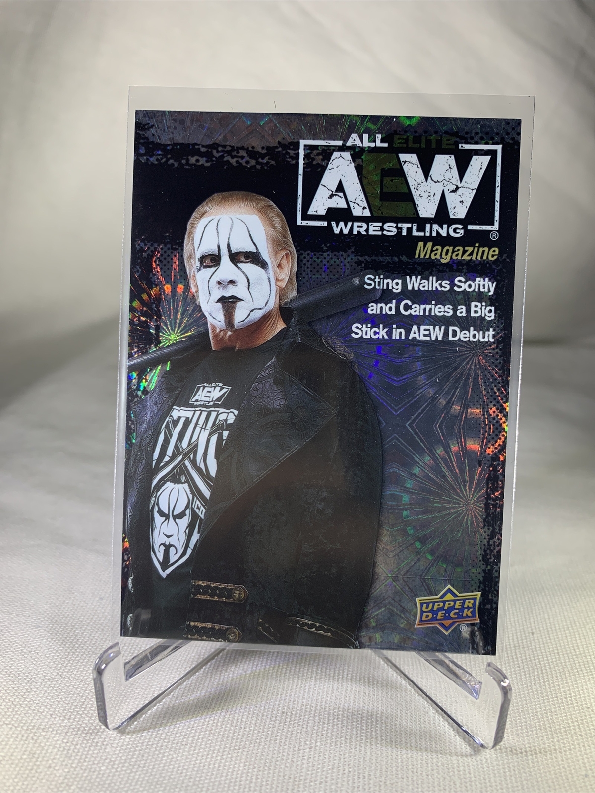 2021 Upper Deck AEW All Elite Wrestling AEW Magazine Pyro Sting #81
