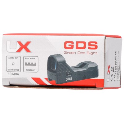 Leuchtpunkt-Zielgerät UX GDS Green Dot Sight Picatinny Paintball MagFed Airsoft