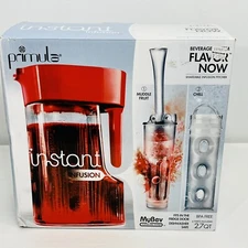 Primula Beverage System Pitcher Chill Core Infusion Wand Muddle 2.7 qt
