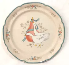 Vintage Marmalade Salad Dessert Plate 8868 Stoneware Vintage Geese Pear 7 5/8"