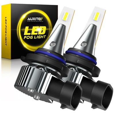AUXITO 2x 9006 HB4 LED Fog Driving Light Bulb Lamp Crystal White 6000K Wireless