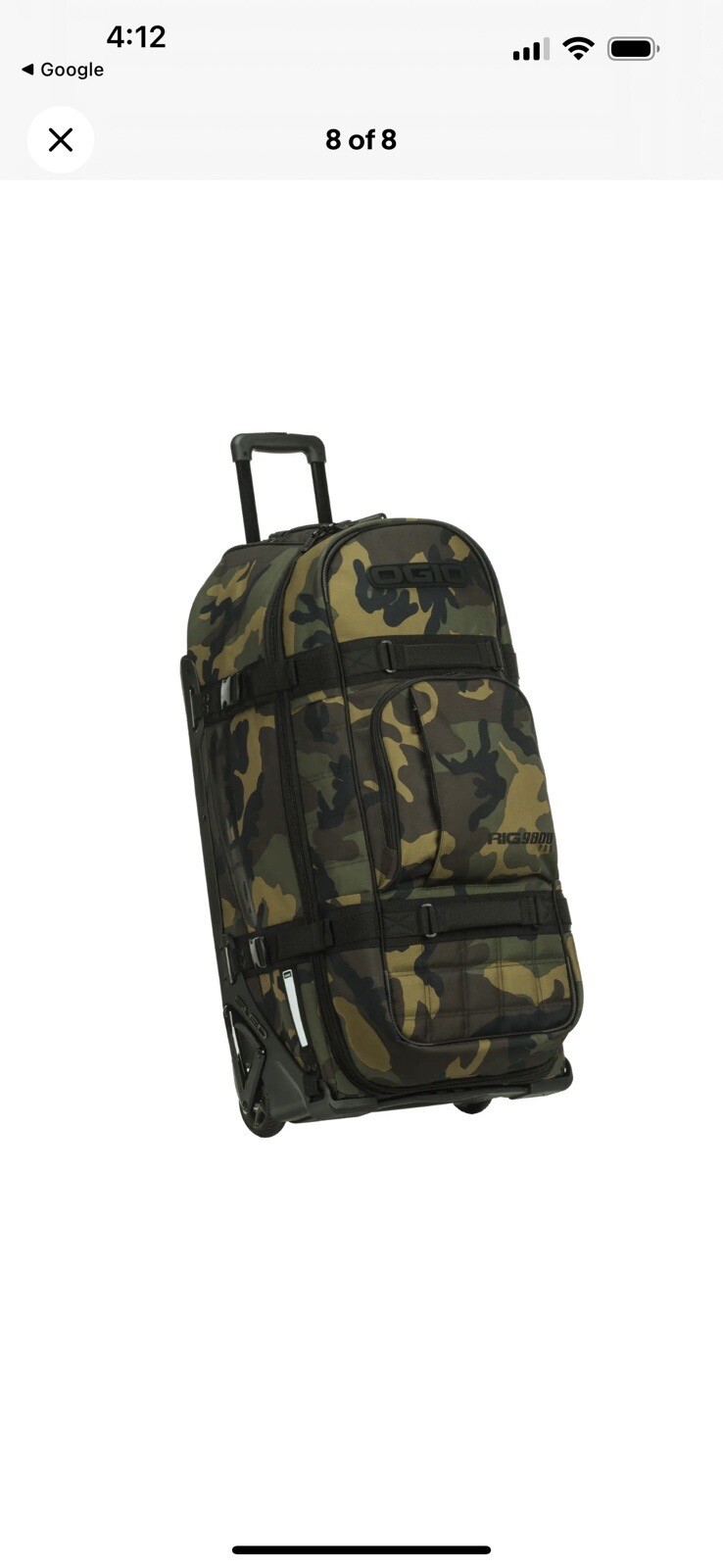 OGIO RIG 9800 PRO Woody Camo Luggage Wheeled Gear Bag with MX Boot Bag