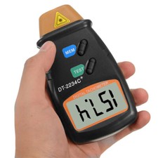 DT2234C Handheld Digital Laser Rev Counter Meter Non-contact Optical Tachometer