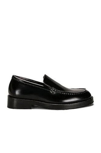 By Far Rafael Almond-Toe Slip-On Loafers Genuine Leather Women Black SZ 37 Prepp - Picture 13 of 16