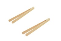 2X Grillzange Buchenholz Holzzange Salatzange Zange KüChenzange 30 Cm