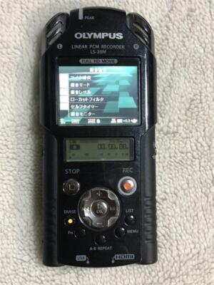 OLYMPUS LS20M HD Stereo Linear PCM Digital IC Recorder USB Audio Video Tested