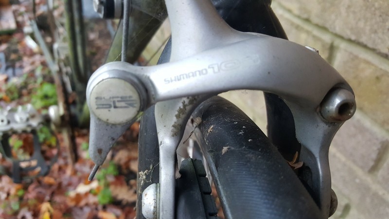 shimano SLX brake levers / front and rear mech SIS / calipers 105 - Vintage