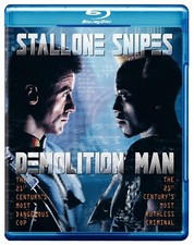 Demolition Man BD EXplosive Action Sci-Fi Cyber Thriller Blu-Ray
