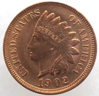 KAPPYSCOINS Gh502    1902 CH BU RED   INDIAN HEAD  CENT