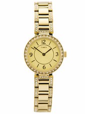 Timex T2P417 Women's Fashion Starlight Gold-Tone Stainless Steel Quartz Watch