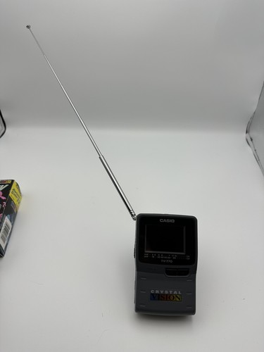 Vintage Casio Crystal Vision 2.3" LCD Portable Color TV W Box Paperwork TV-770 - 第 12/12 張圖片