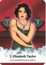 Elizabeth Taylor Celebrity Spirit Card OVERSIZED 3.5