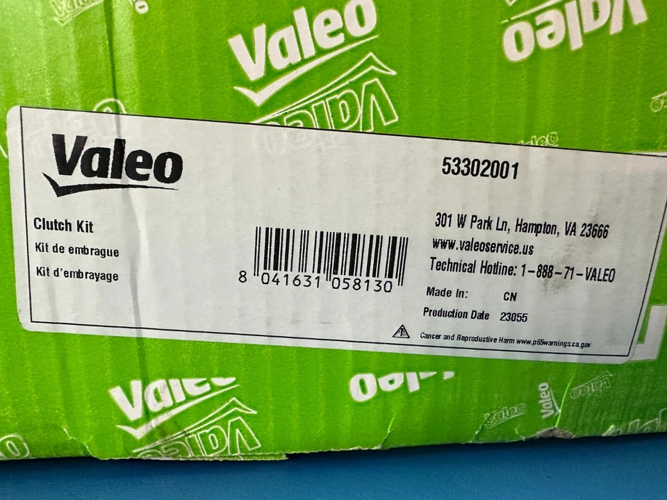 Kit de embrague de transmisión Valeo 53302001 para Ford F250 1999-2003 / 350 / 450 / 550 Foto 3 de 4