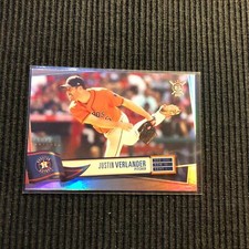 2019 TOPPS BIG LEAGUE #159 JUSTIN VERLANDER *RAINBOW FOIL #17/100*  ASTROS