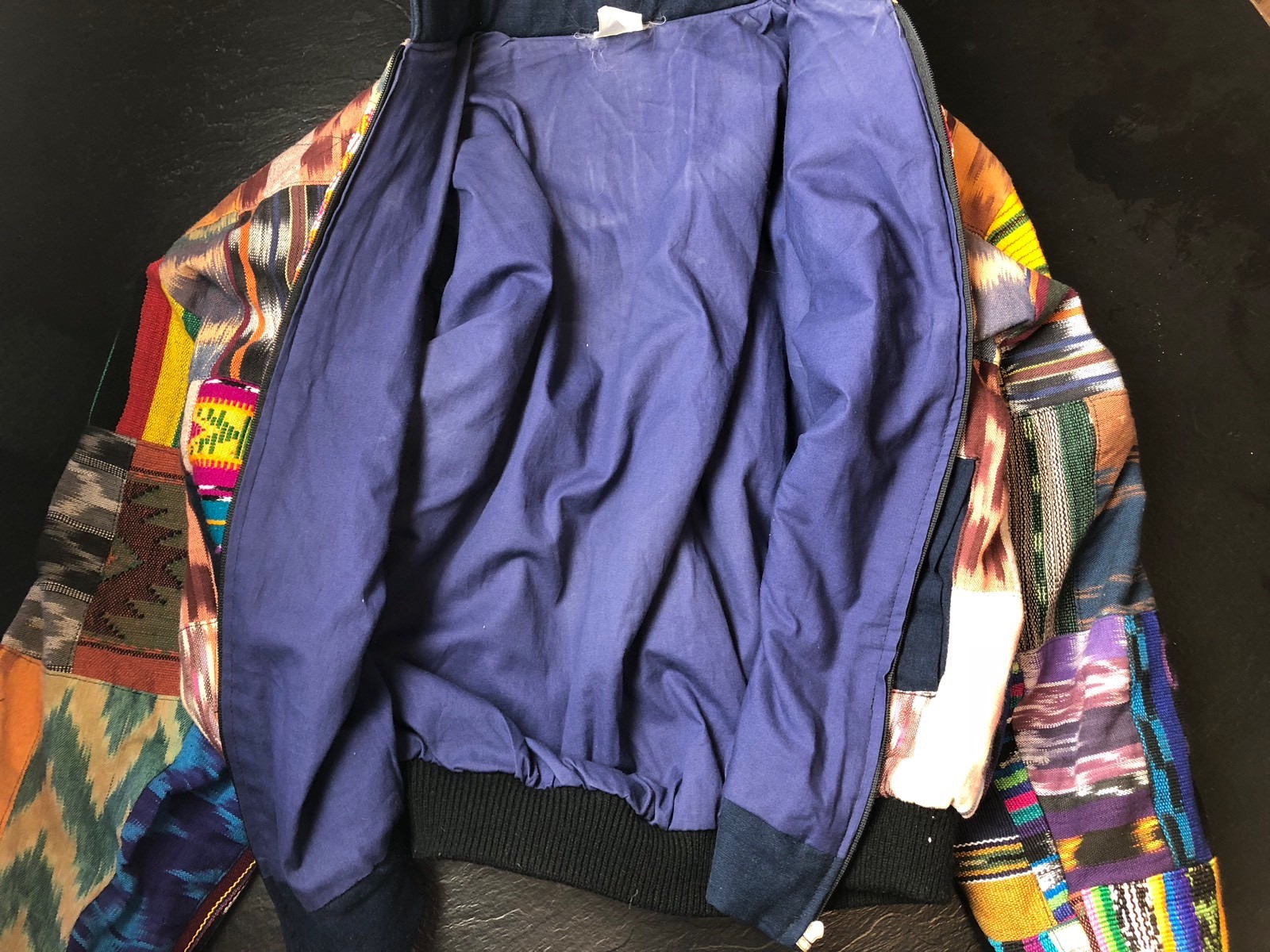 1950s Mayan Textile Patchwork Chi Chi Jacket Tres… - image 8