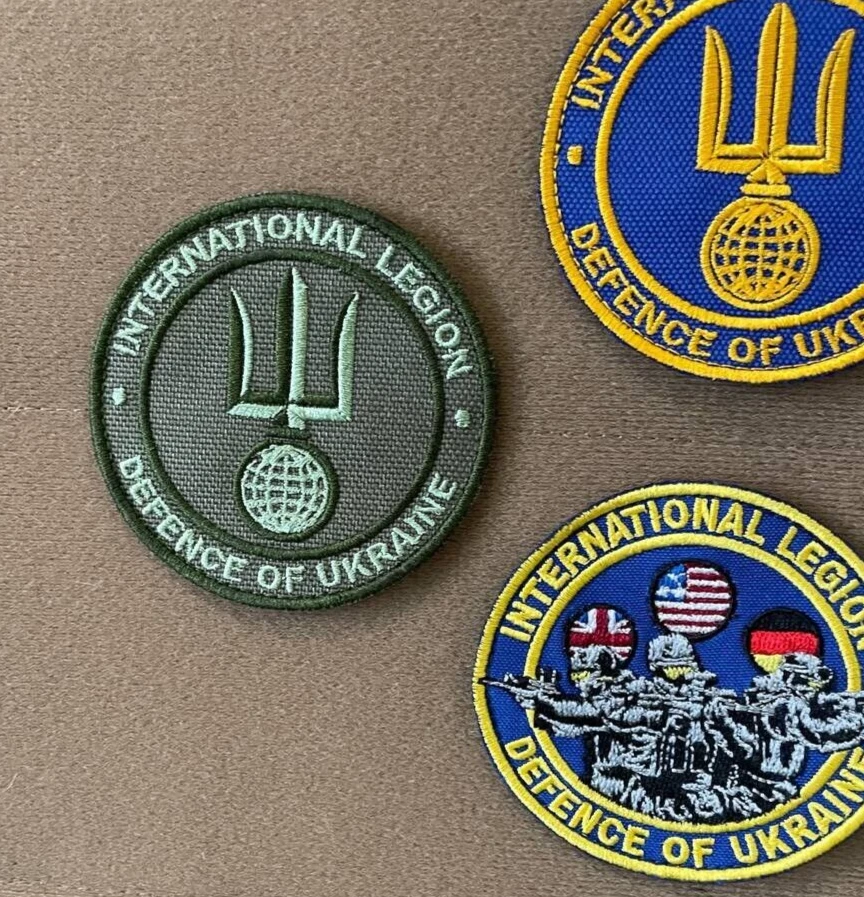 Parches Morales Ucranianos Legión Internacional de Ucrania Insignia Gancho Se... - Imagen 3 de 4