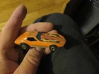 Vintage HOT WHEELS 1975 ORANGE CORVETTE STINGRAY Gold Wheels Hong Kong