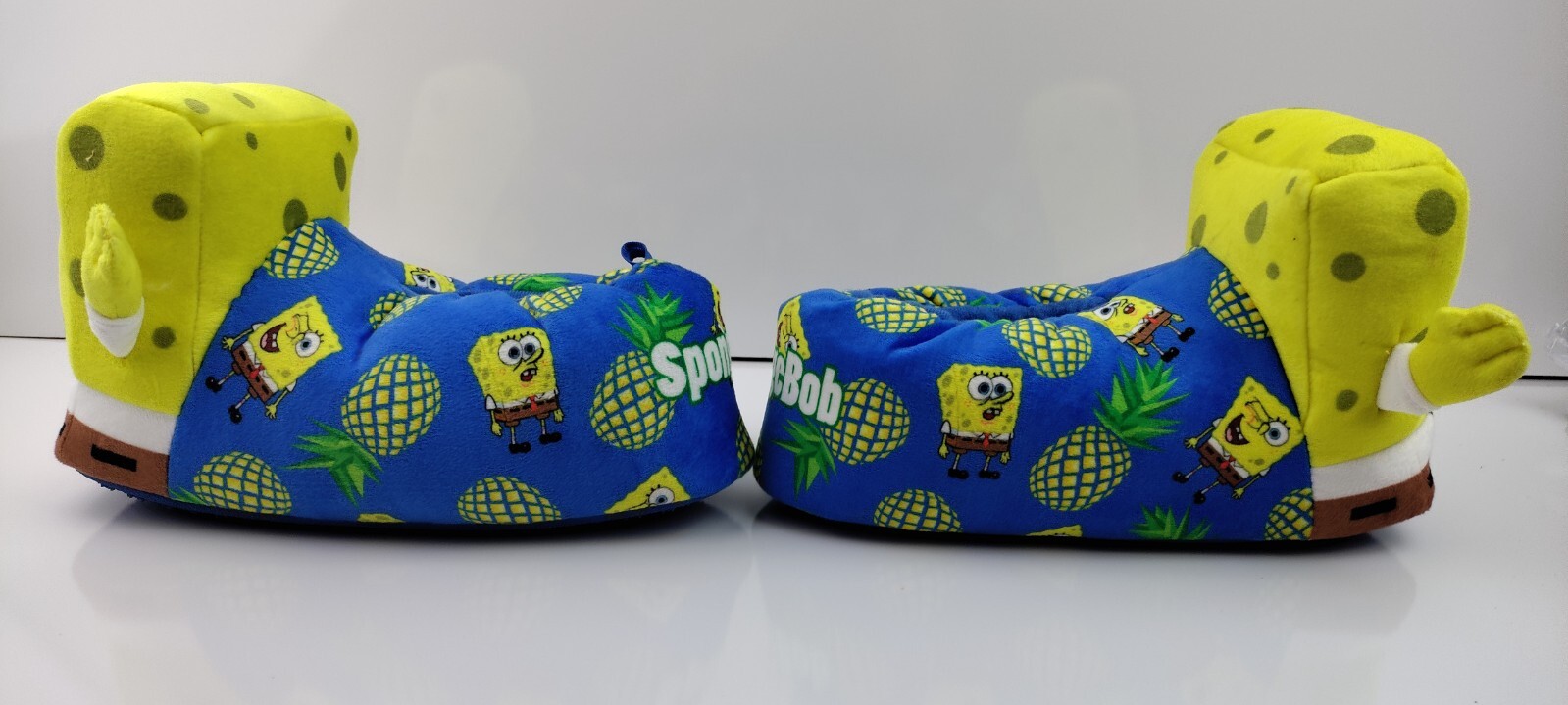 PANTOFOLA D’ORO Nickelodeon SpongeBob SquarePants ciabatte di peluche unisex bambini taglia 4 5